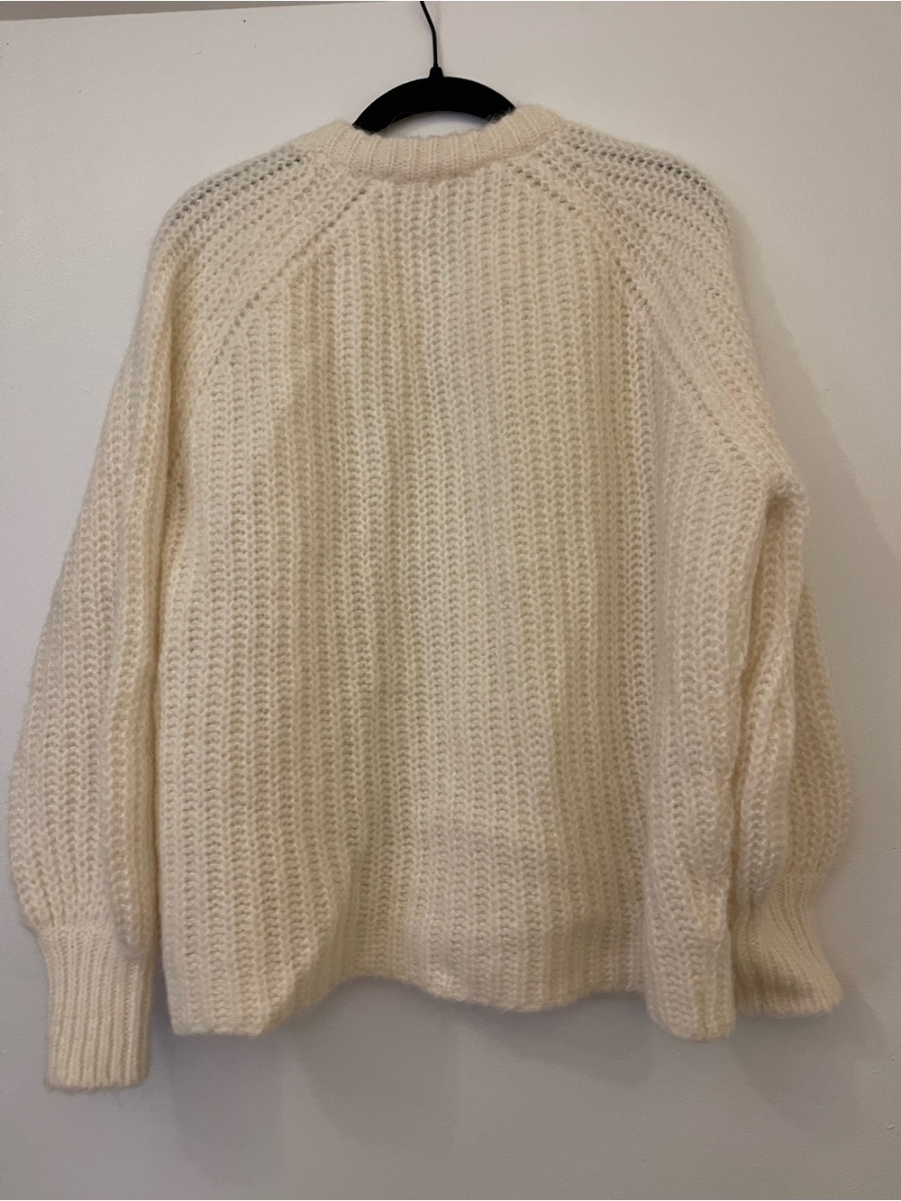 Sezane Emile Cardigan in Ecru - Medium - Picture 3 of 3